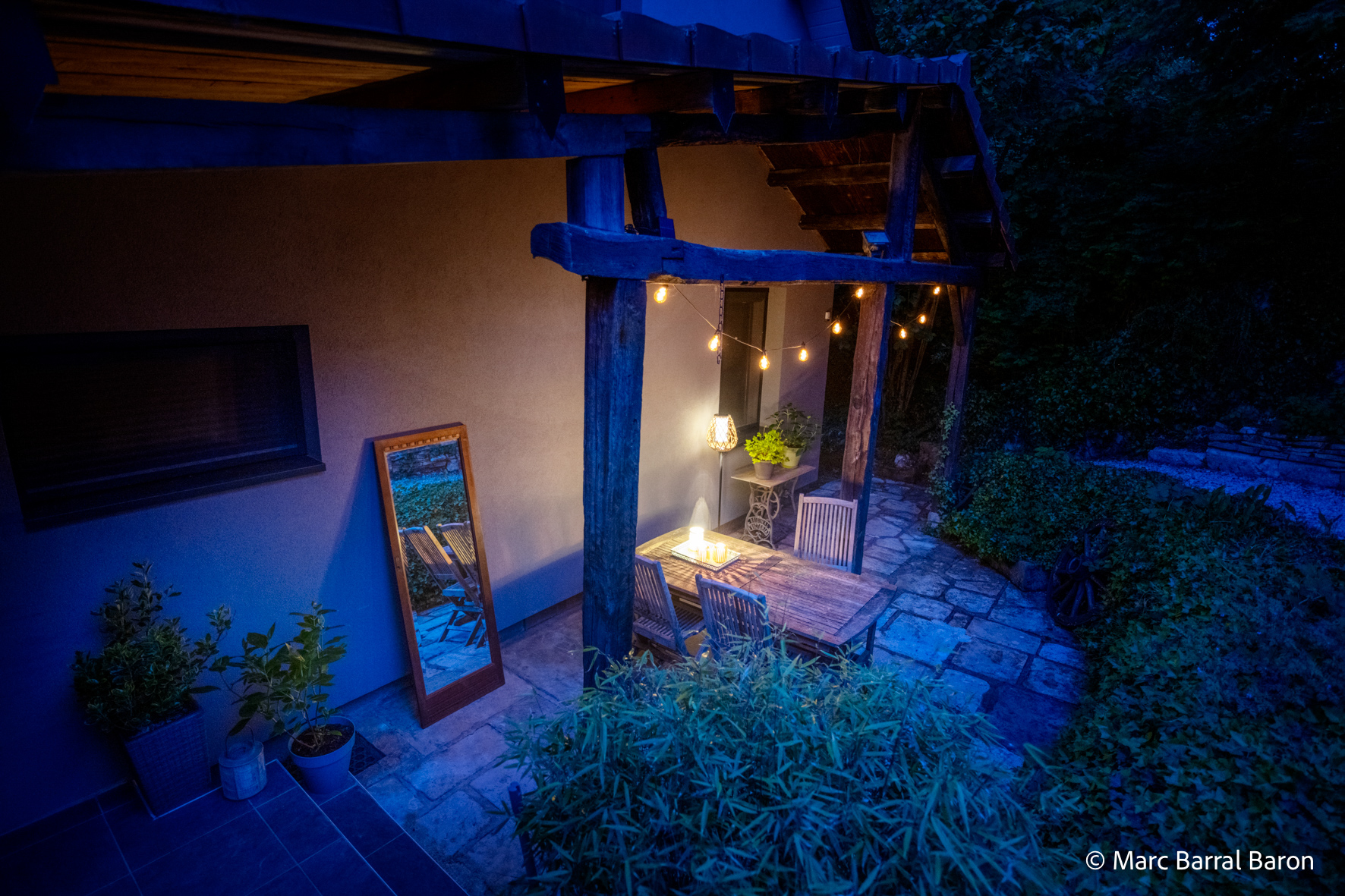 Pergola · Ambiance nocturne